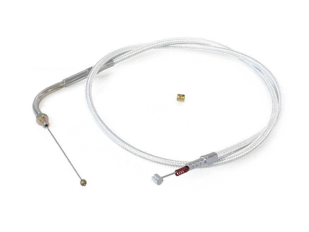 33-1/2in. Idle Cable - Sterling Chromite. Fits Big Twin 1981-1988. - Magnum Shielding