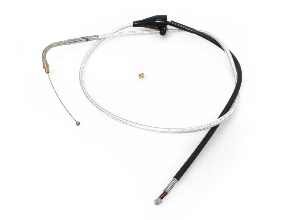 45in. Idle Cable - Sterling Chromite. Fits Touring 2002-2007 with Cruise Control - Magnum Shielding
