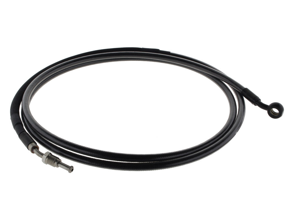 82in. Hydraulic Clutch Line with 10mm x 35 Degree Banjo - Black Pearl. Fits Touring & Softail 2017up Models with the Original H-D Hydraulic Clutch. - Magnum Shielding