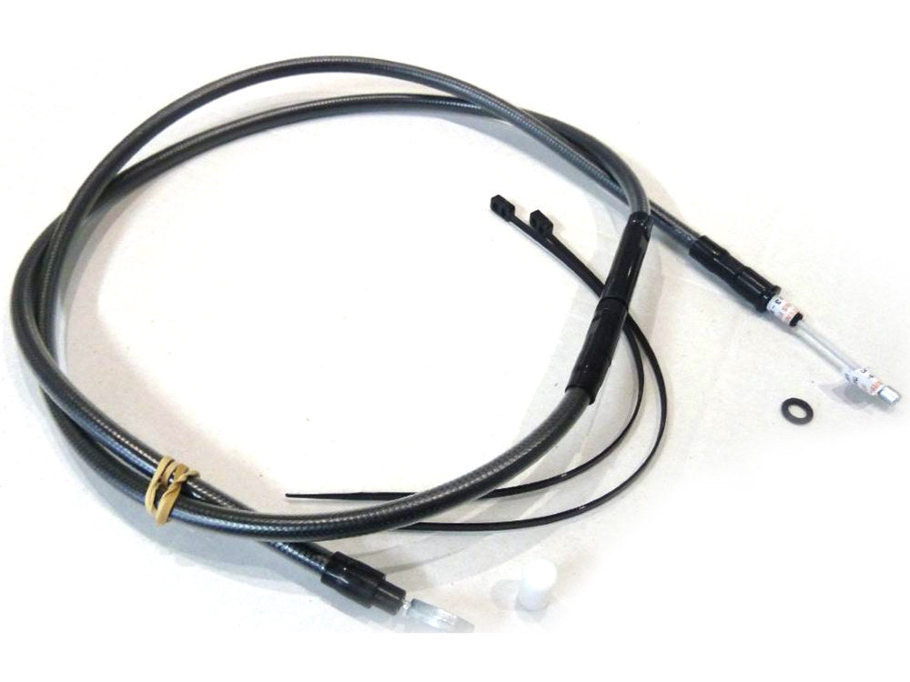 63in. Clutch Cable - Black Pearl. Fits 5Spd Big Twin 1987-2006 - Magnum Shielding