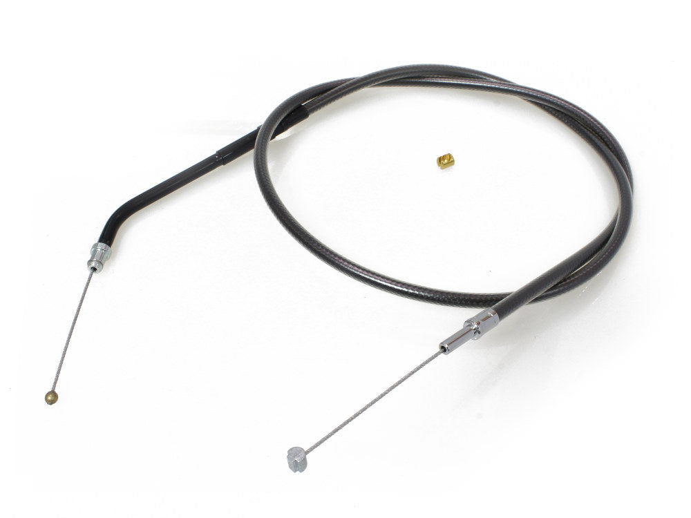 34in. Throttle Cable - Black Pearl. Fits Sportster 1996-2006. - Magnum Shielding