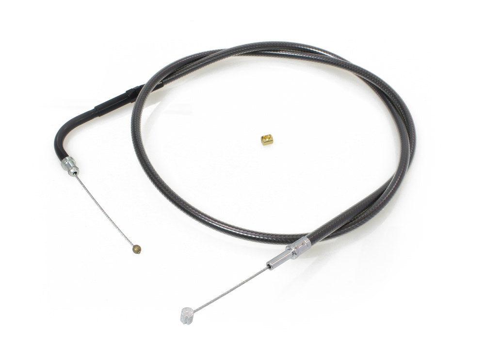36-3/4in. Throttle Cable - Black Pearl. Fits Big Twin 1996-2017. - Magnum Shielding