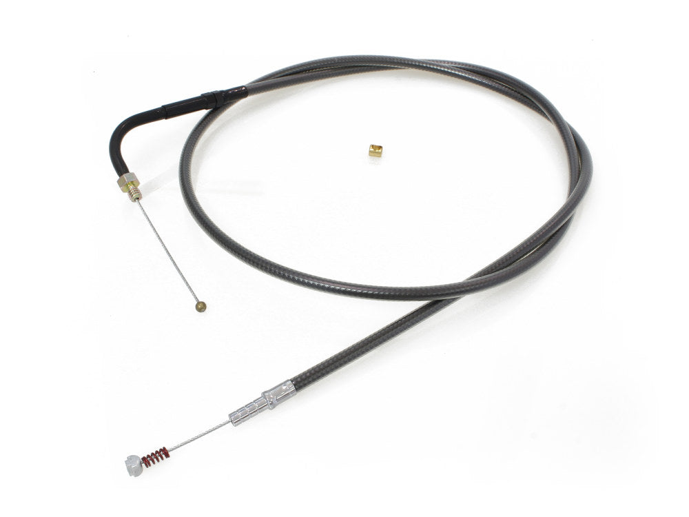 41-1/2in. Idle Cable - Black Pearl. Fits Big Twin 1990-1995. - Magnum Shielding