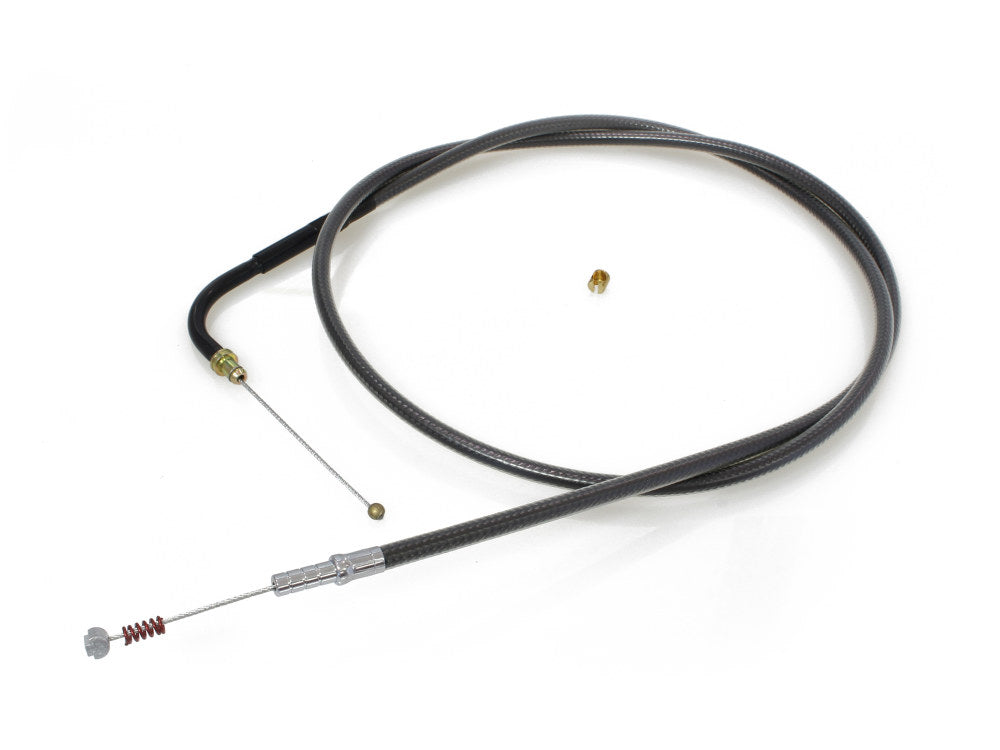 49-1/2in. Idle Cable - Black Pearl. Fits Big Twin 1996-2017. - Magnum Shielding