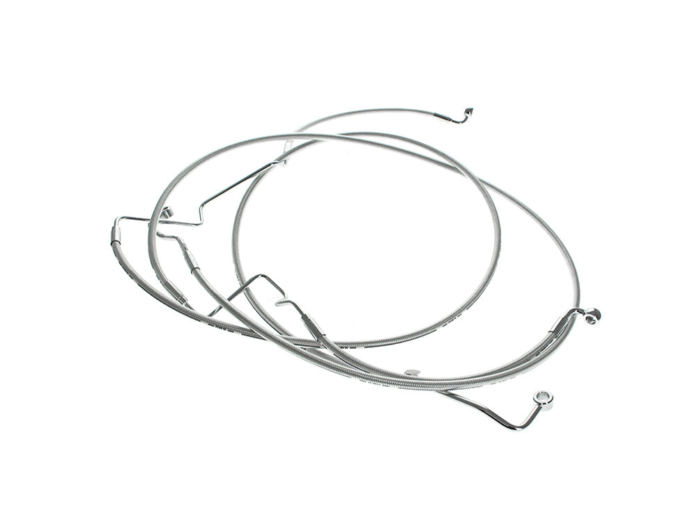 Lower Front Brake Line - Sterling Chromite. Fits Street Glide 2024up - Magnum Shielding
