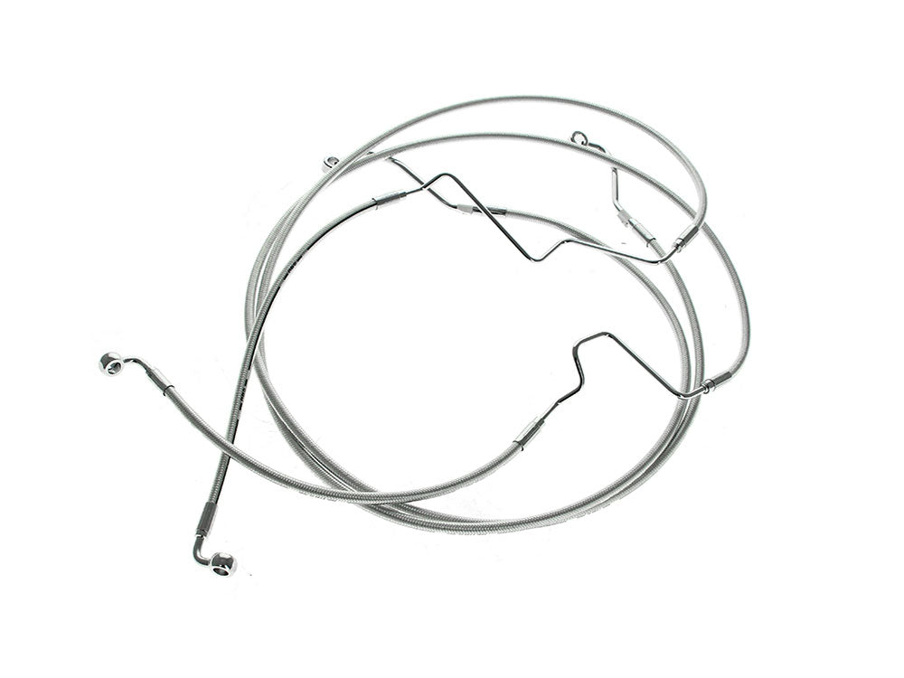 Lower Front Brake Line - Sterling Chromite. Fits Road King Special 2024up - Magnum Shielding