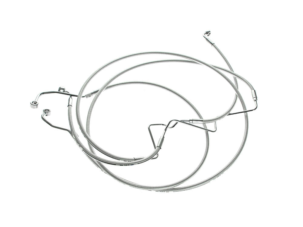 Lower Front Brake Line - Sterling Chromite. Fits Ultra Limited 2024up - Magnum Shielding