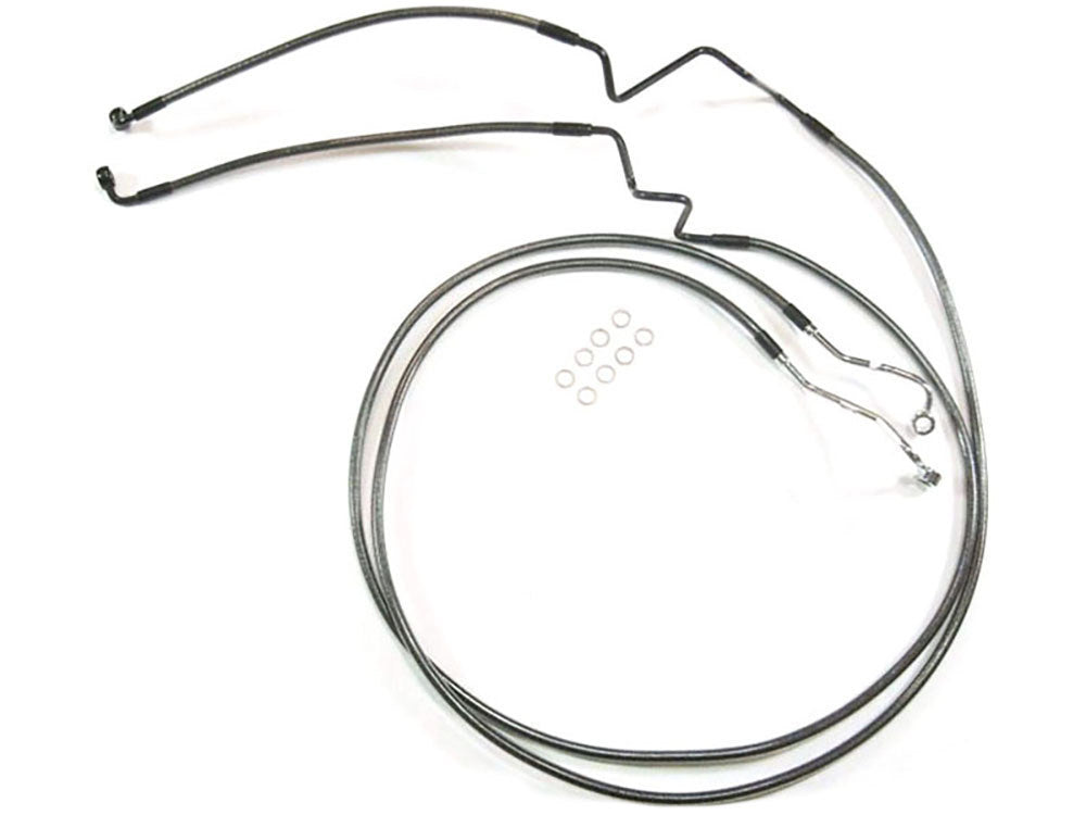 Lower Front Brake Line - Black Pearl. Fits Touring 2014-2023 - Magnum Shielding