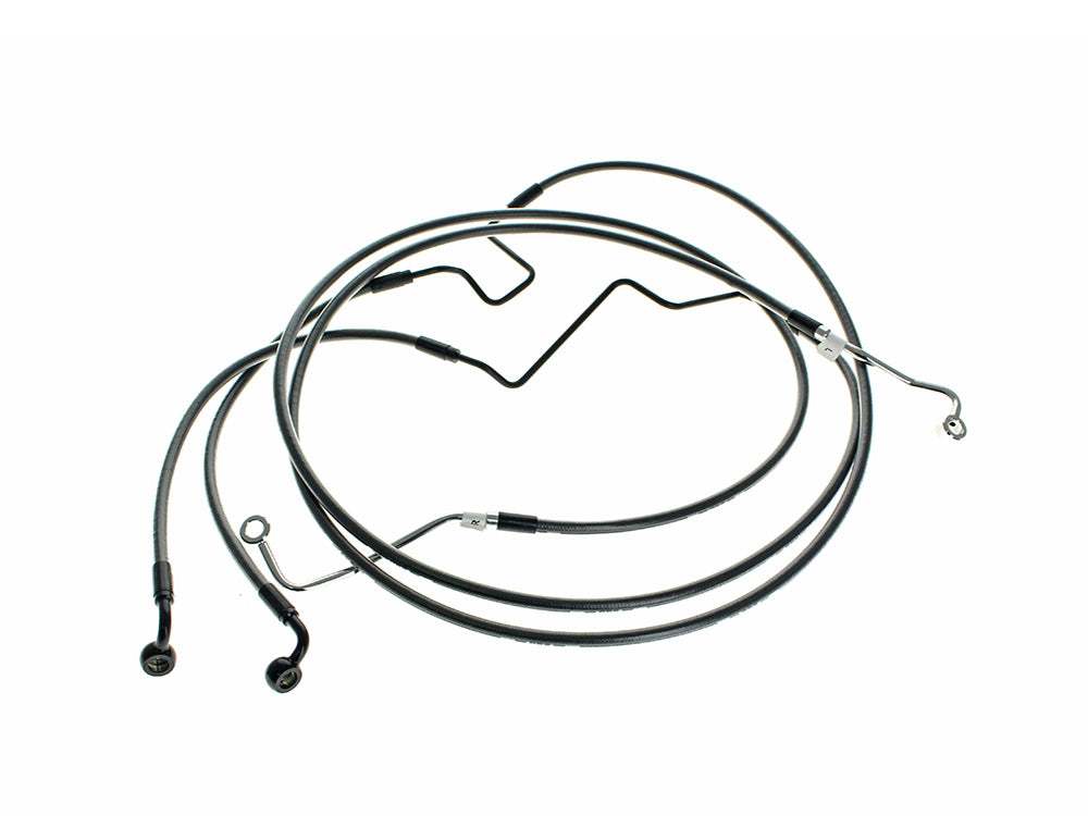 Lower Front Brake Line - Black Pearl. Fits Road King Special 2024up - Magnum Shielding