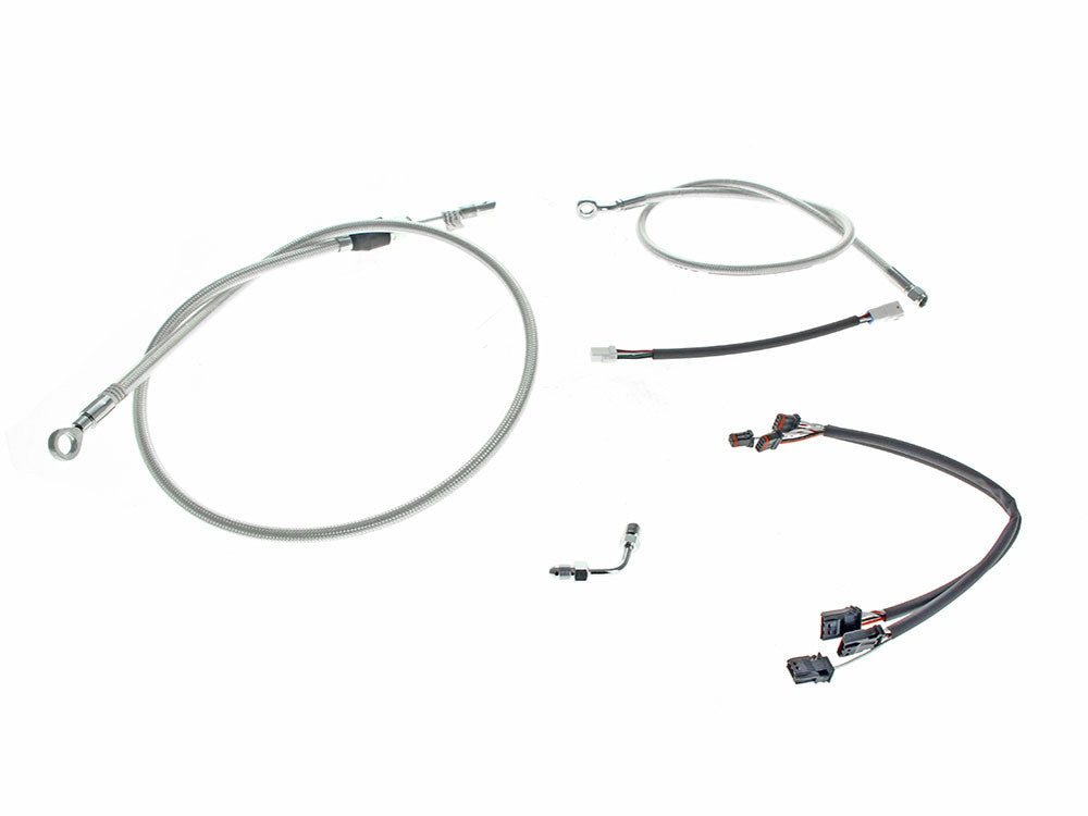 Sterling Chromite Cable Kit. Suits 16in. Ape Hangers on Breakout 2018-2024 - Magnum Shielding