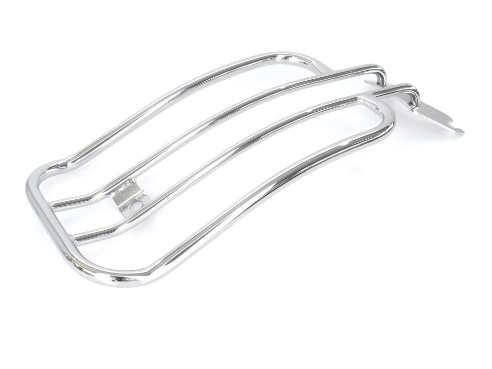 Solo Seat Luggage Rack - Chrome. Fits Softail Deluxe & Heritage Softail Classic 2018up. - Motherwell Products