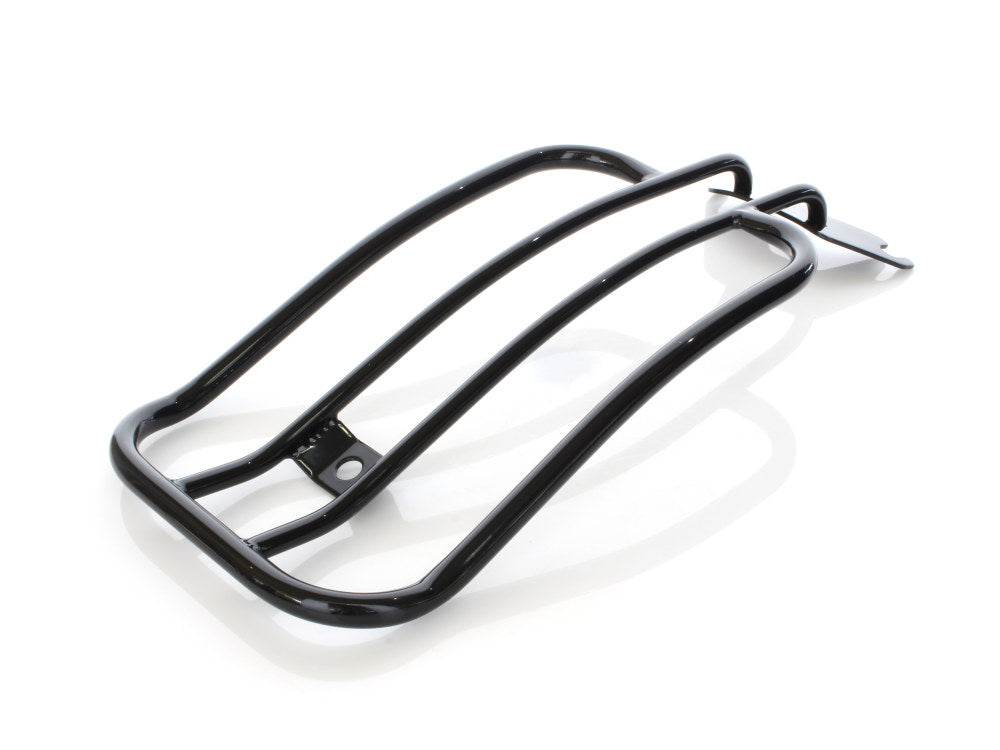 Solo Seat Luggage Rack - Gloss Black. Fits Deluxe 2018-2020 & Heritage Classic 2018up - Motherwell Products
