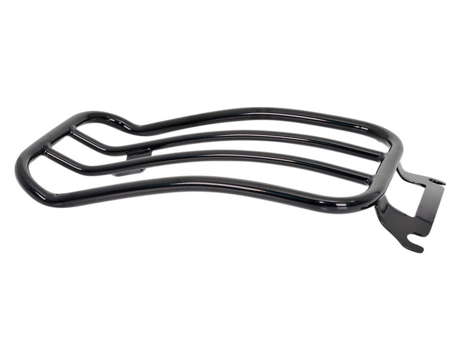 Solo Seat Luggage Rack - Gloss Black. Fits Touring 1997up. - Motherwell Products