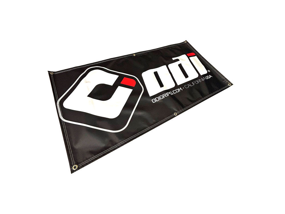 24in. x 48in. ODI Logo Vinyl Display Banner - ODI Grips & Bars