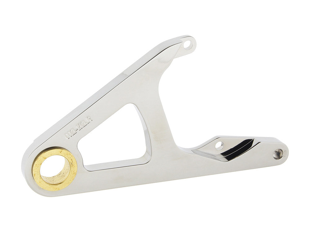 Right Hand Front Caliper Mount - Chrome. Fits Springer Softail FXSTS 1988-1999 with 11.5in. Disc Rotor & when using Performance Machine 125x4S Caliper. - Performance Machine