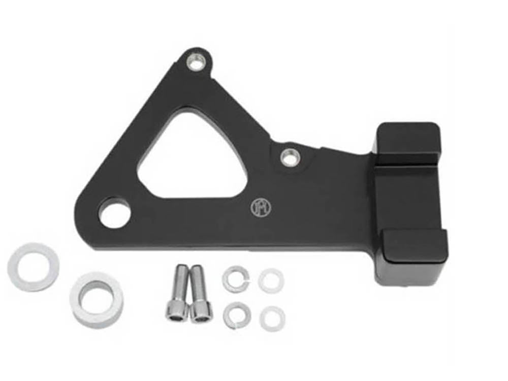 Right Hand Rear Caliper Mount - Black. Fits FXR 1982-1994 & FXWG 1984-1986 Models with 11.5in. Disc Rotor when using Performance Machine 125x4R Caliper. - Performance Machine