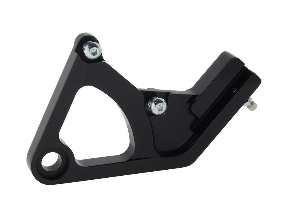 Right Hand Rear Caliper Mount - Black. Fits Softail 1987-1999. - Performance Machine