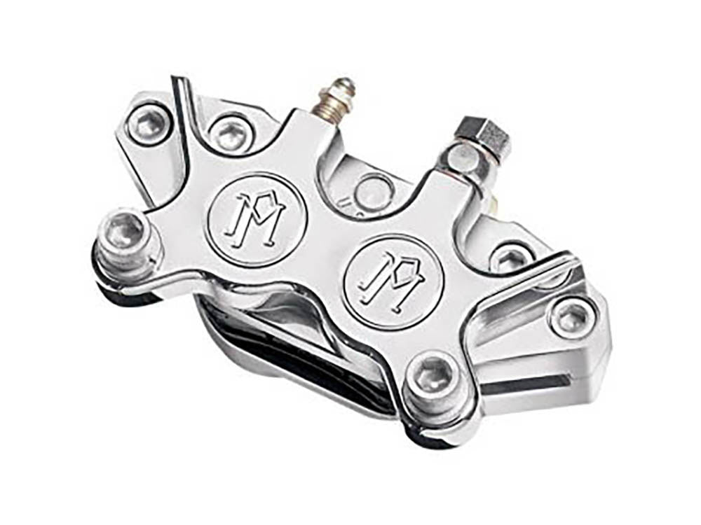Universal 4 Piston Caliper - Chrome. - Performance Machine