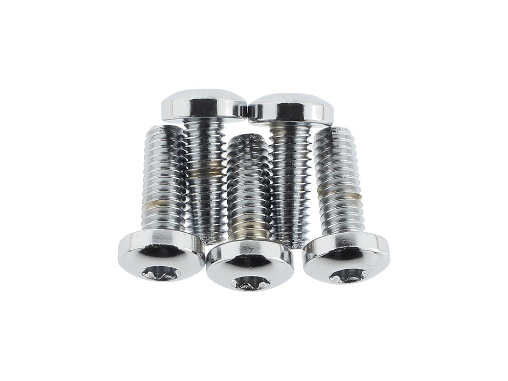 Front Disc Rotor Bolts - Chrome. Fits H-D Big Twin 1984up & Sportster 1984-2021. - Performance Machine