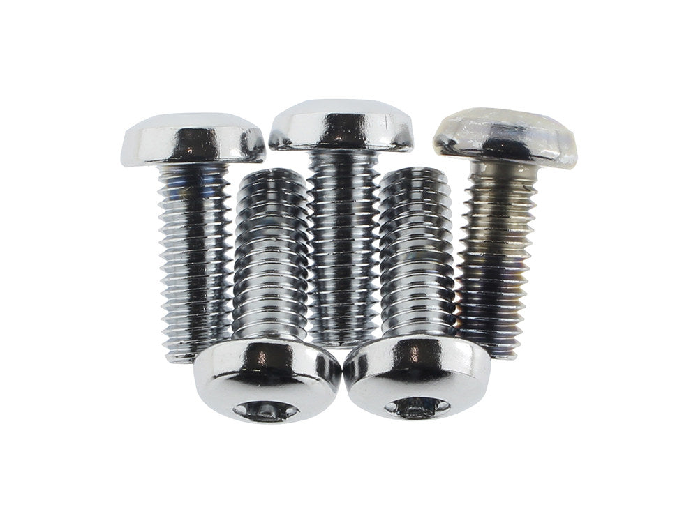 Rear Disc Rotor Bolts - Chrome. Fits H-D Big Twin 1997up & Sportster 1997-2021. - Performance Machine