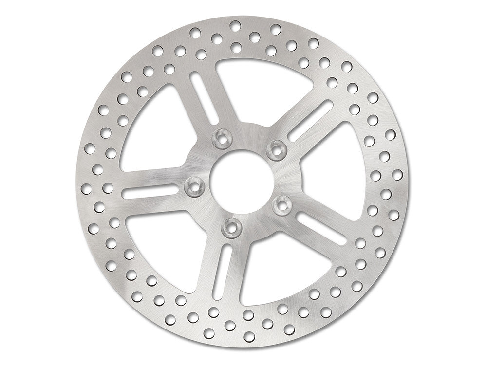 11.5in. Rear Classic 5 Spoke Stainless Steel Disc Rotor. Fits Big Twin 2000up & Sportster 2000-2010. - Performance Machine
