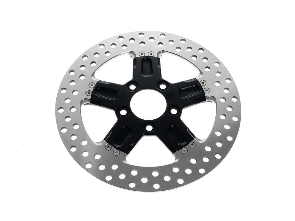11.8in. Front Formula Disc Rotor - Black Anodized. Fits Softail 2015up, Touring 2008up, Dyna 2006-2017 & Sportster 2014-2021 - Performance Machine