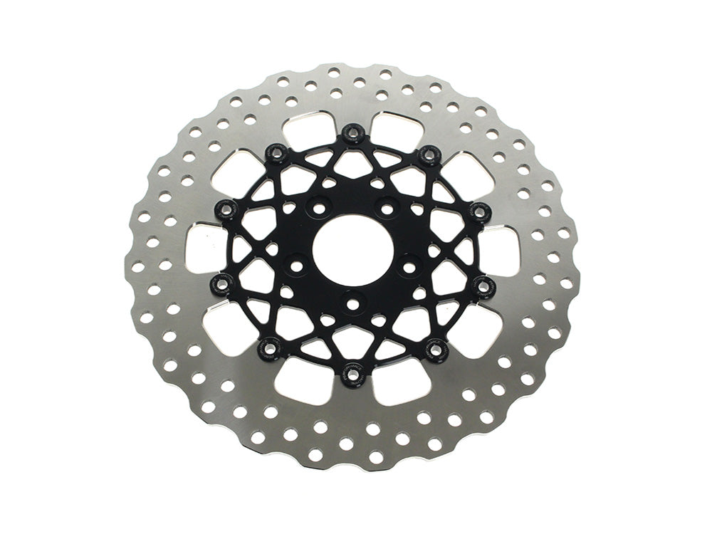 12.6in. Front Speedstar Disc Rotor - Black Anodized. Fits Touring 2024up with Custom Wheel and Hub Mounted 320mm Rotors. - Performance Machine