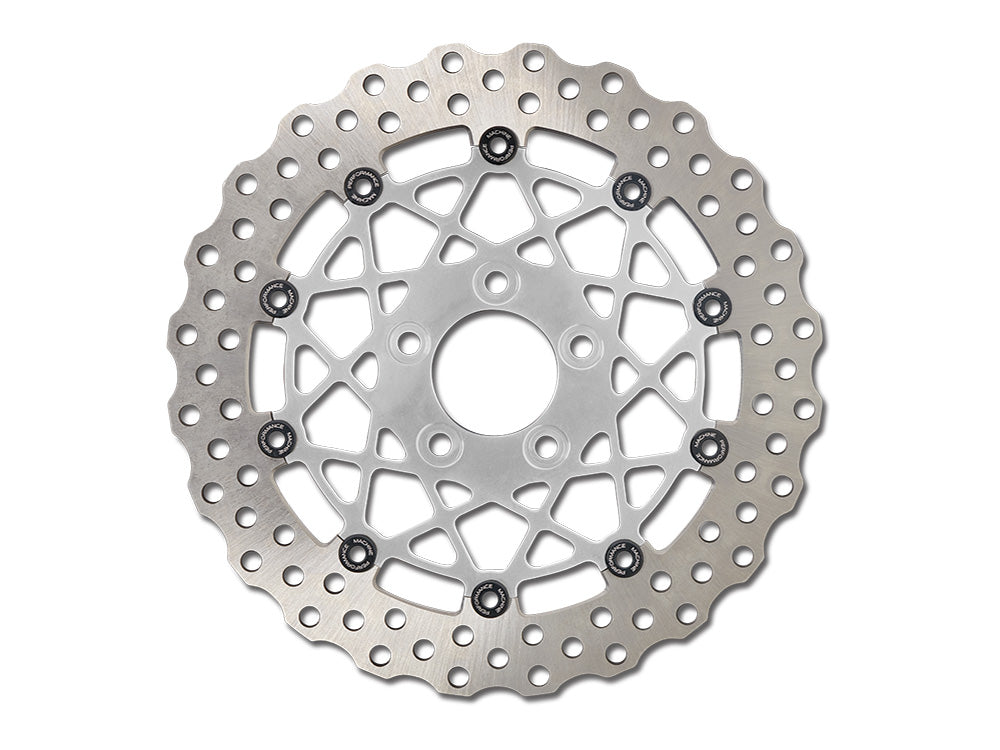 12.6in. Front Speedstar Disc Rotor - Chrome. Fits Touring 2024up with Custom Wheel and Hub Mounted 320mm Rotors. - Performance Machine