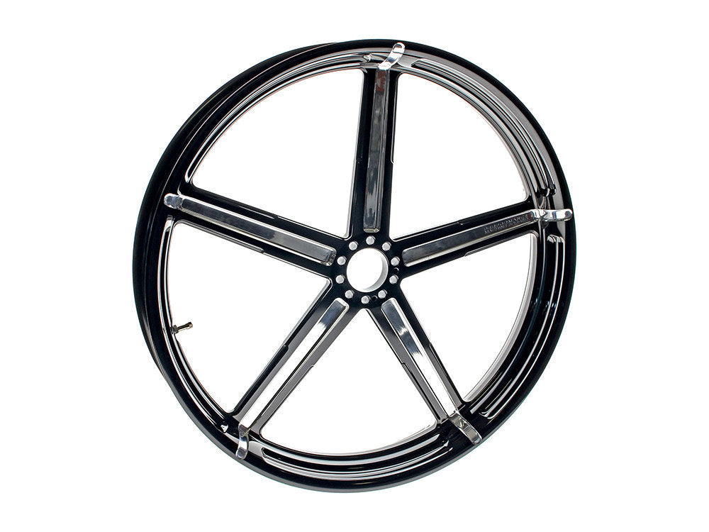 23in. x 3.50in. wide Formula Wheel - Black Contrast Cut Platinum - Performance Machine