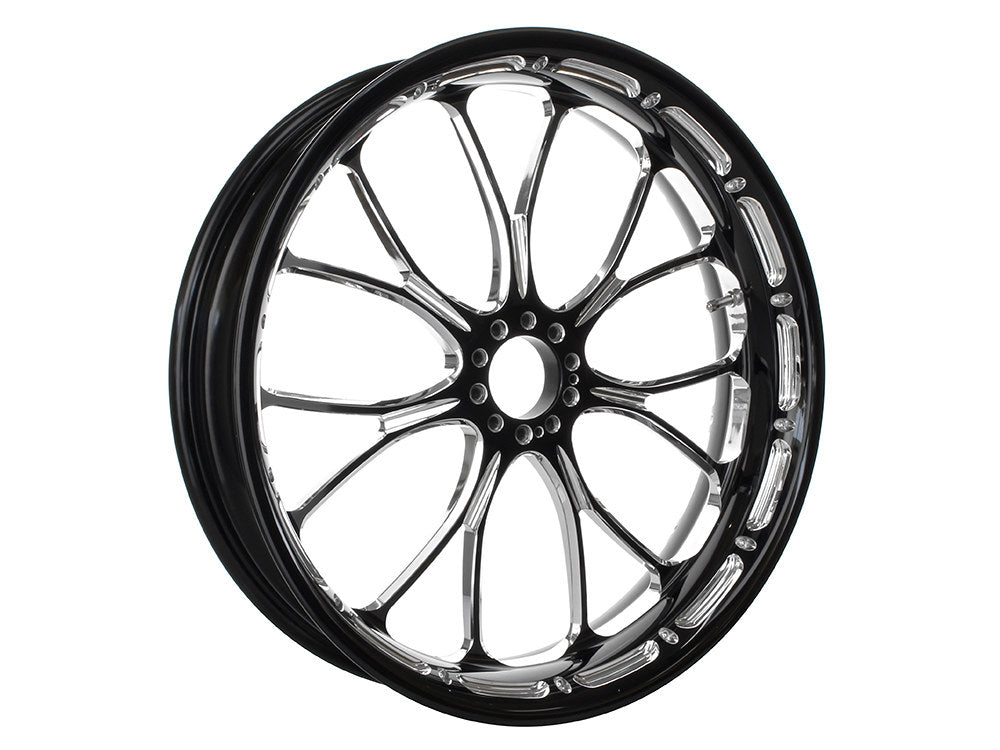 23in. x 3.50in. wide Heathen Wheel - Black Contrast Cut Platinum. - Performance Machine