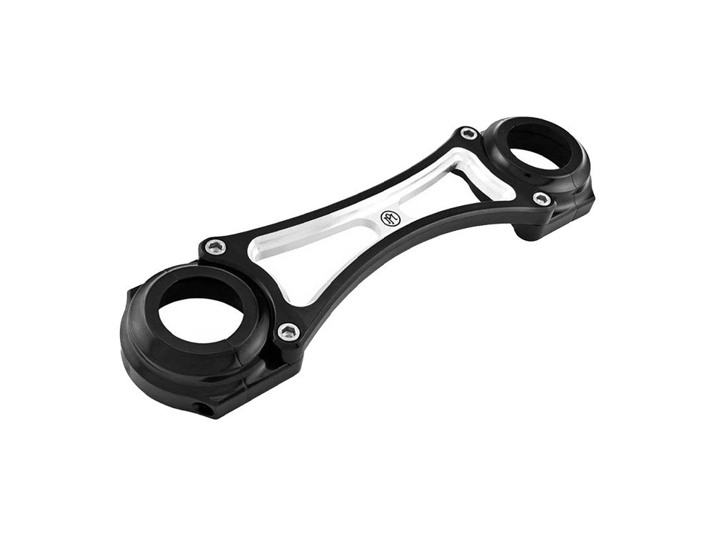 Fork Brace - Black Contrast Cut. Fits FXST 1984-2015, Dyna Wide Glide 1993-2005, FXWG 1984-1986 Models with 41mm Forks. - Performance Machine