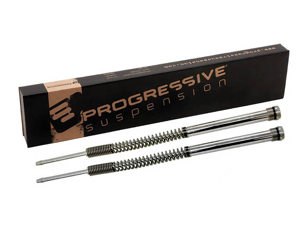 Monotube Fork Cartridge Kit. Fits Sportster Forty-Eight 2010-2015, Nightster 2007-2012, 883 Iron 2009-2015 & 883 Low 2007-2010. - Progressive Suspension