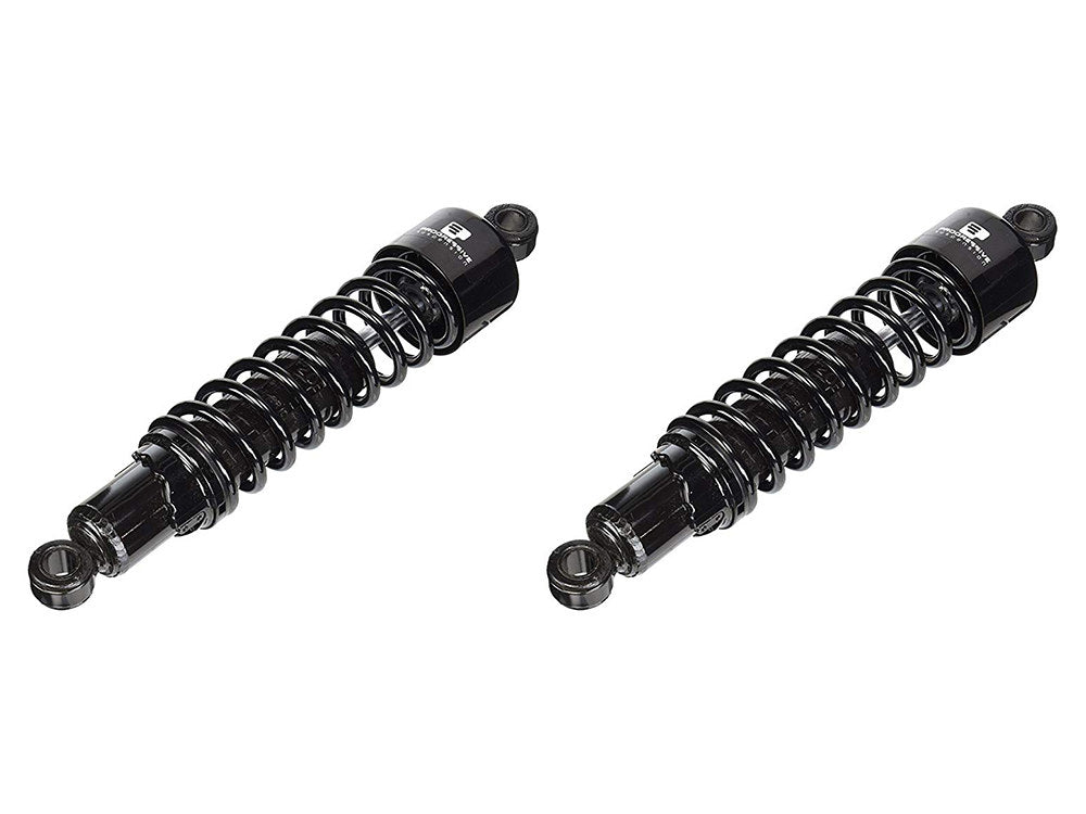 412 Series, 13.5in. Heavy Duty Spring Rate Shock Absorbers - Black. Fits Touring 1980-2005, Sportster 1979-2003 & FXR 1982-1994. - Progressive Suspension
