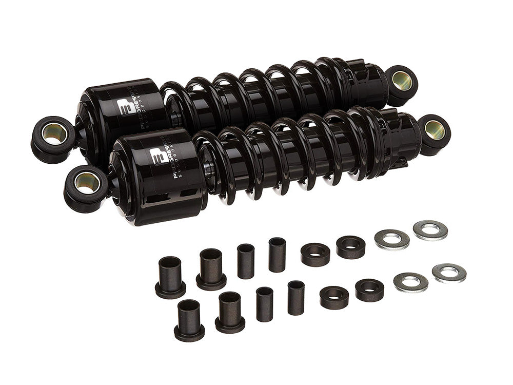 412 Series, 11.5in. Standard Spring Rate Rear Shock Absorbers - Black. Fits Touring 1980-2005, Sportster 1979-2003 & FXR 1982-1994. - Progressive Suspension