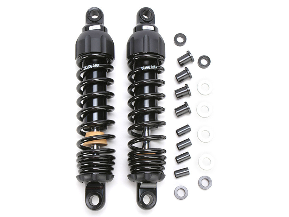444 Series, 11.5in. Standard Spring Rate Rear Shock Absorbers - Black. Fits Sportster 2004-2021 - Progressive Suspension