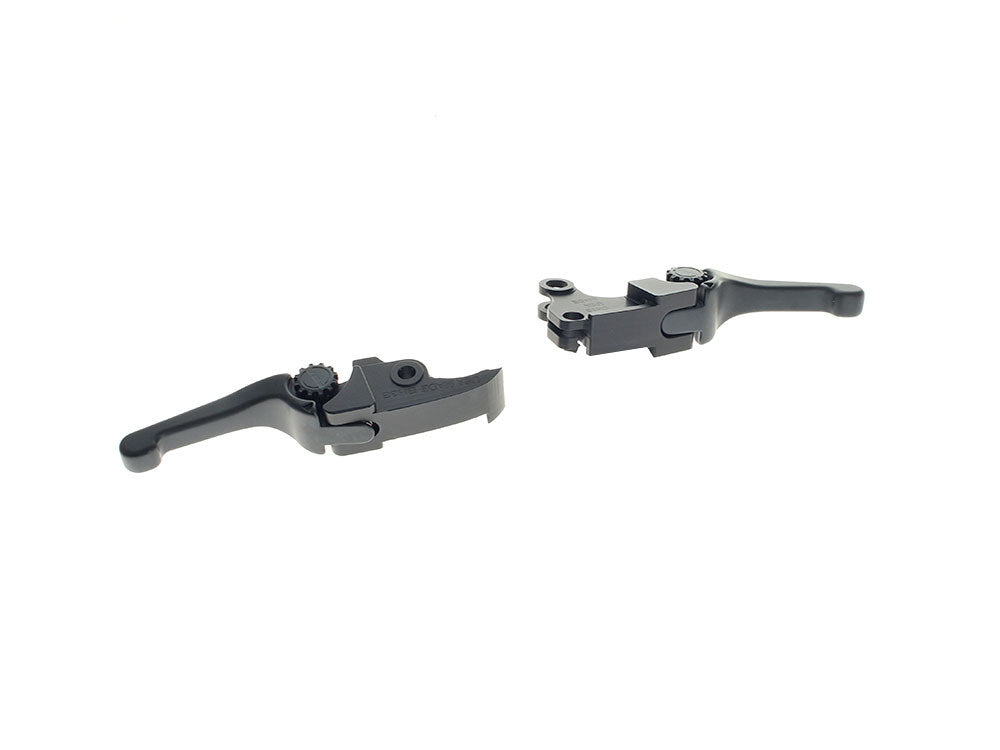 Adjustable Shorty Anthem Levers - Black. Fits CVO Touring 2023up & Street Glide & Road Glide 2024up - PSR Levers