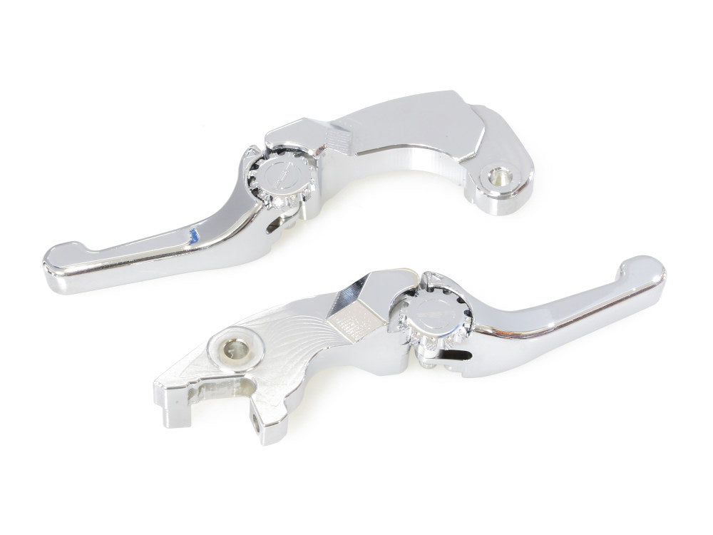 Adjustable Shorty Anthem Levers - Chrome. Fits Indian Scout 2017-2024 - PSR Levers