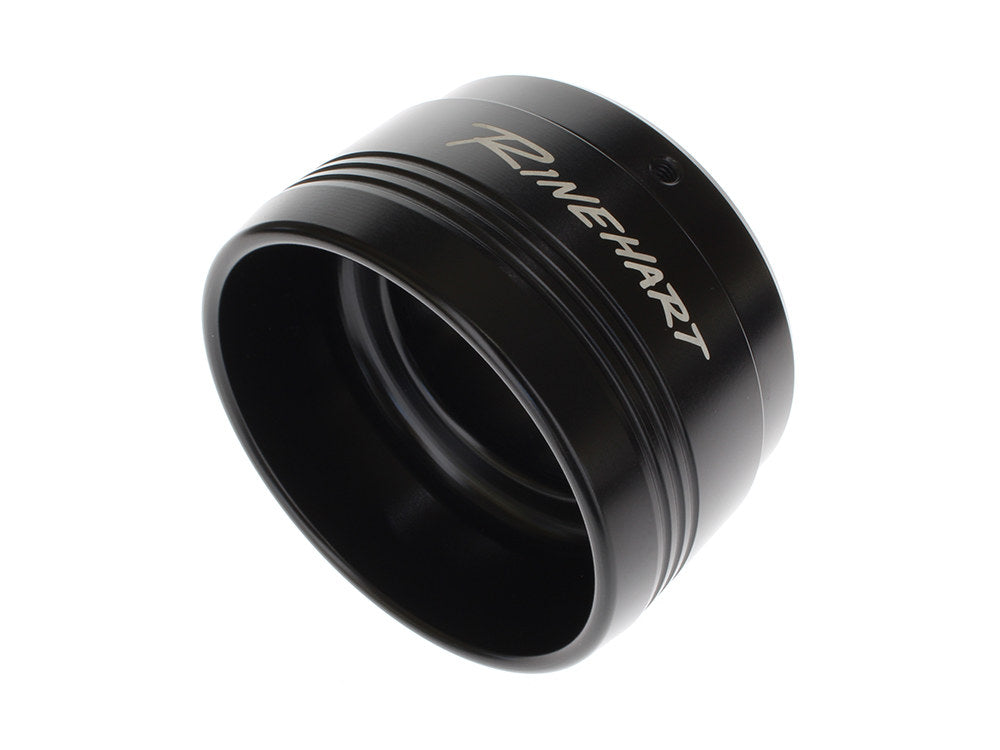 Traditional Rinehart End Cap - Black. Fits 4.5in. Mufflers. - Rinehart Exhaust