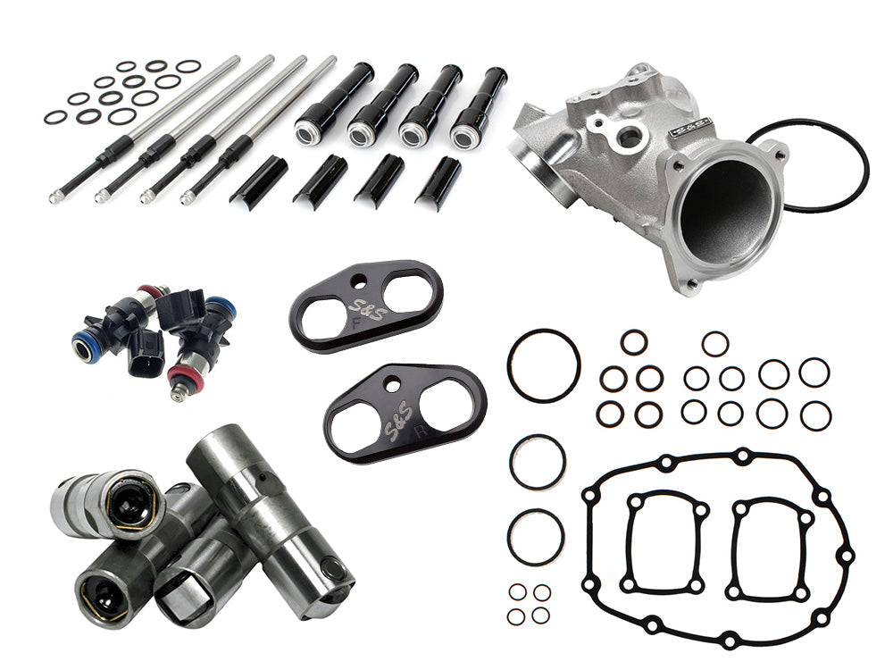 Power Plus Cam Install Kit - Black Pushrods. Fits Softail 2018-2024 & Most Touring 2017-2024 - Rollies Speed Shop