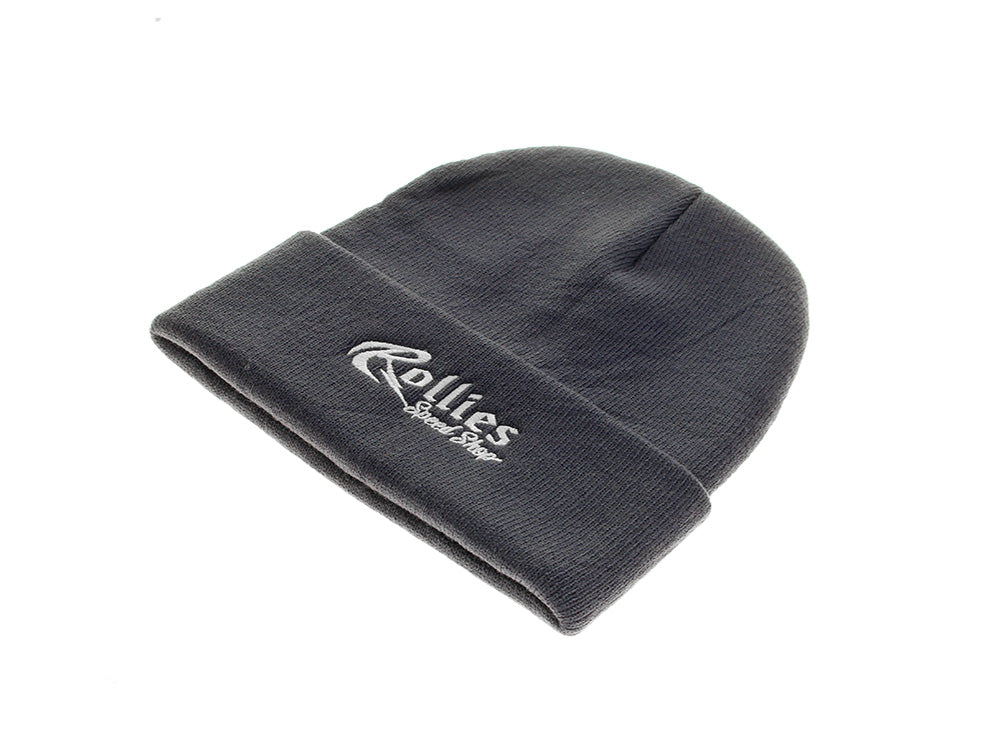 Rollies Beanie with Traditional Logo - Navy - Rollies Speed Shop