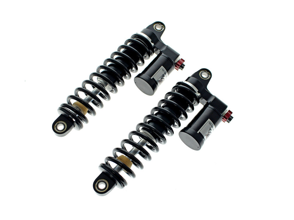 13in. RS-2 Piggyback Rear Shock Absorbers - Black. Fits Touring 1999up. - RWD V-Twin