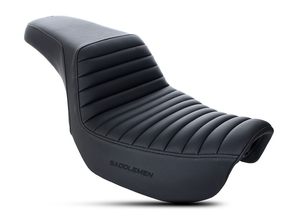 Step-Up Tuck & Roll Dual Seat. Fits Dyna 2006-2017. - Saddlemen Seats