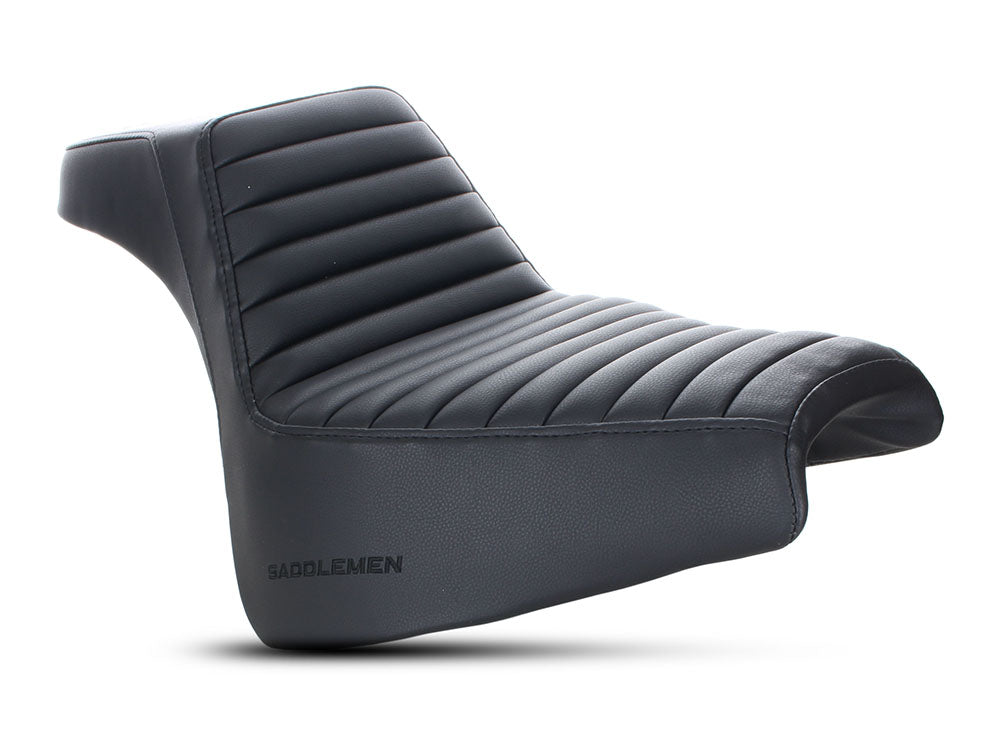 Step-Up Tuck & Roll Dual Seat. Fits Fat Bob 2018-2024 - Saddlemen Seats