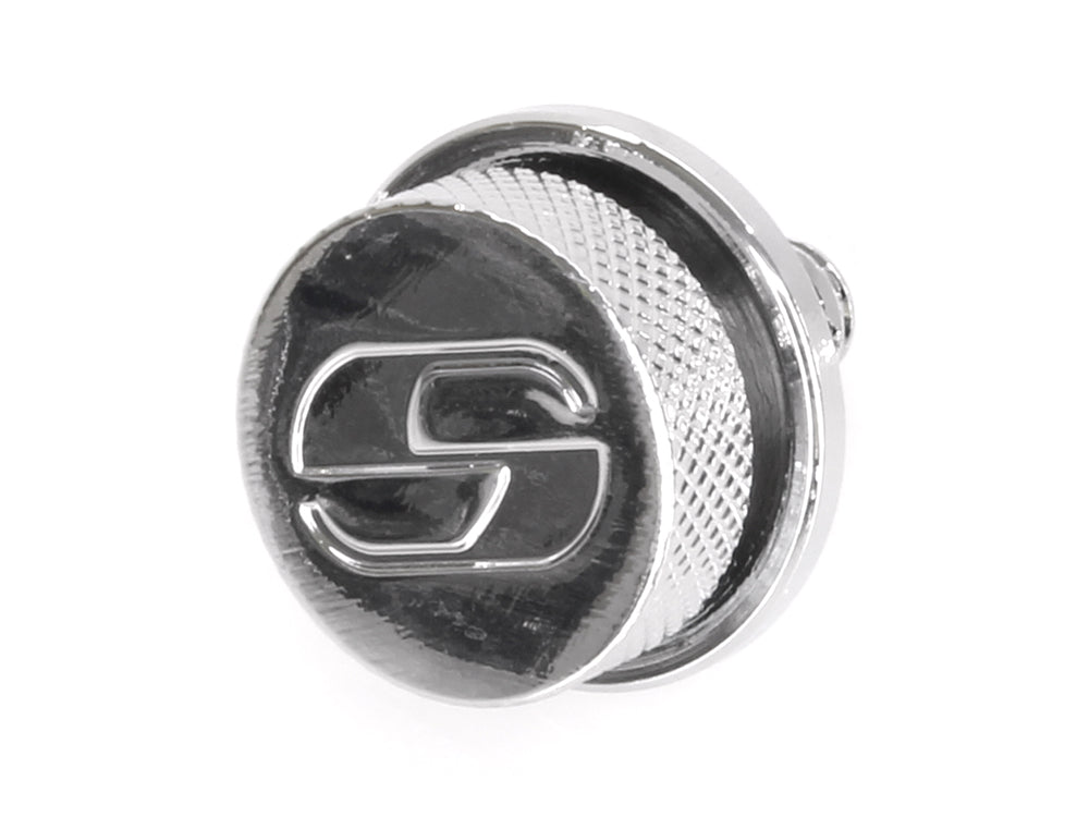 1/4in.-20 Knurled Seat Mount Screw - Chrome. Fits H-D 1996up - Saddlemen Seats