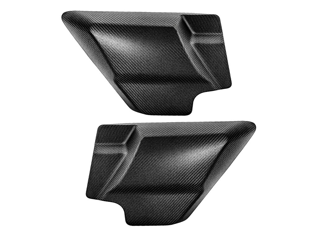 Carbon Side Covers - Matte Finish. Fits Most Touring 2009-2024 - Saddlemen Seats