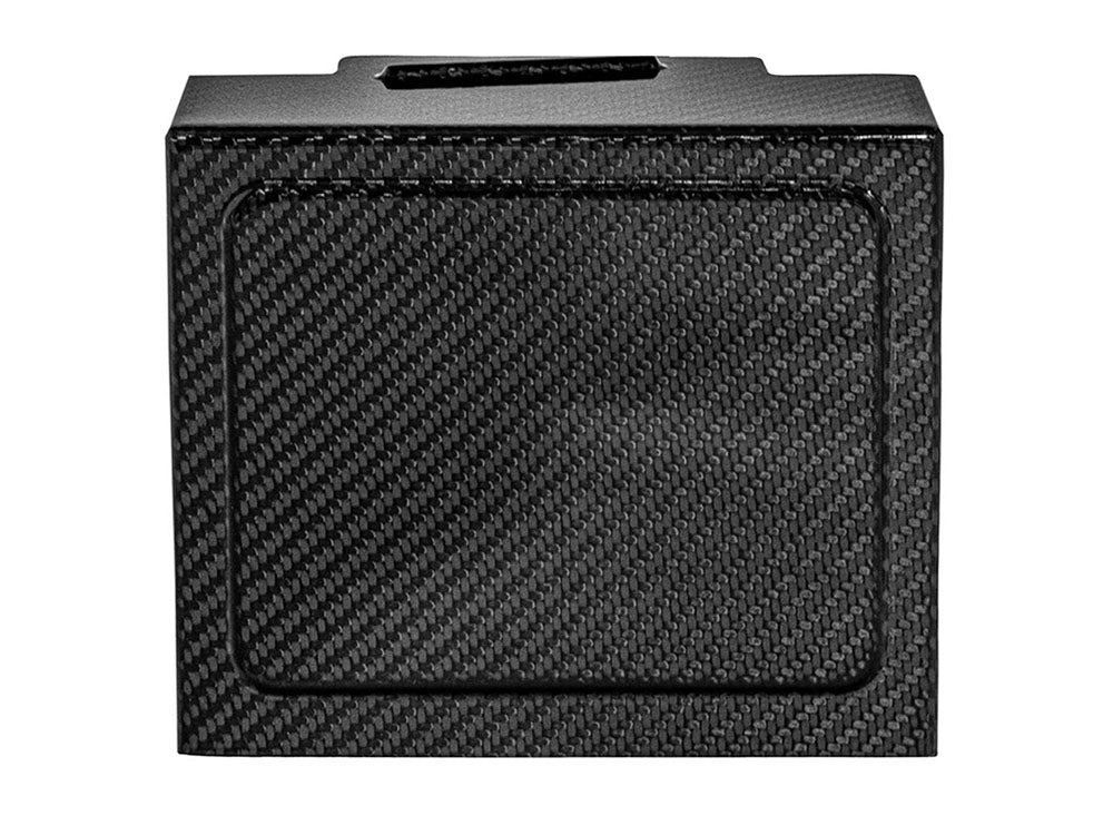 Carbon Battery Side Cover - Gloss Finish. Fits Dyna 1997-2005 - Saddlemen Seats