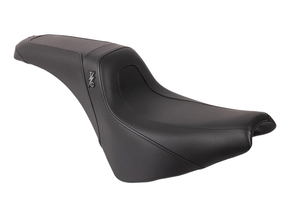 Thrashin X Saddlemen Step-Up Smooth Dual Seat. Fits Softail Street Bob 2018up & Standard 2020up - Saddlemen Seats