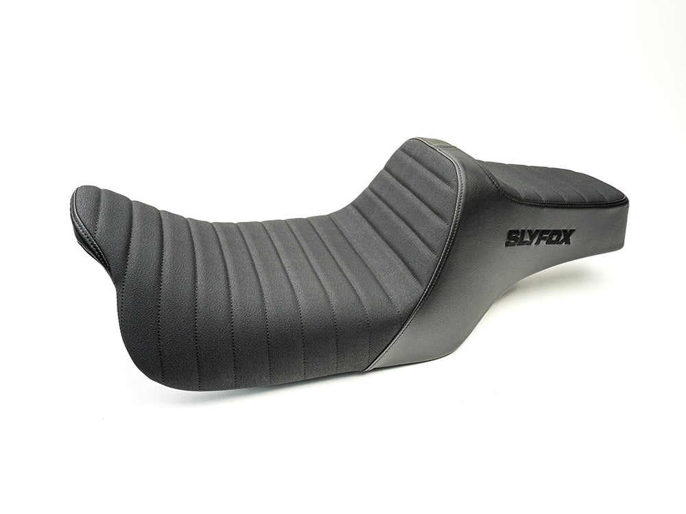 Highnoon Tuck N Roll Dual Seat. Fits Most Touring 2008-2024 - Slyfox