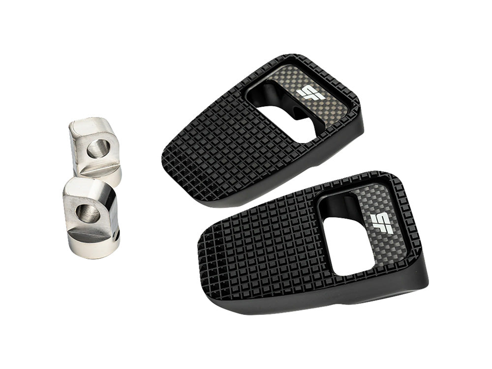 Fatty Footpegs with HD Male Mount - Black - Slyfox