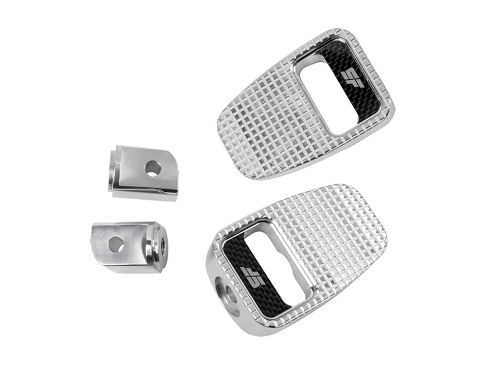 Fatty Footpegs - Polished. Fits Softail 2018up Rear Passenger - Slyfox